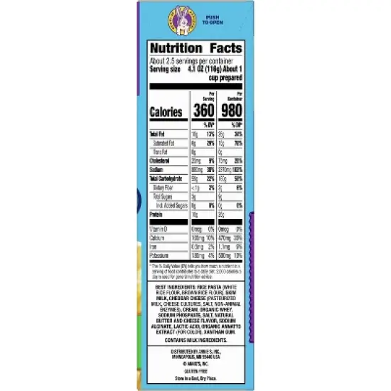 Annie's Deluxe Gluten Free Rice Pasta Shells & Cheese Sauce - 11oz image {6}