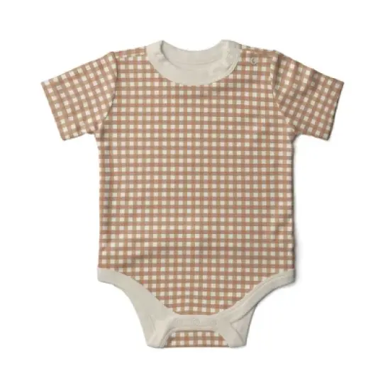 Goumikids Viscose Made from Bamboo + Organic Cotton Short-Sleeve Baby Bodysuit image {15}