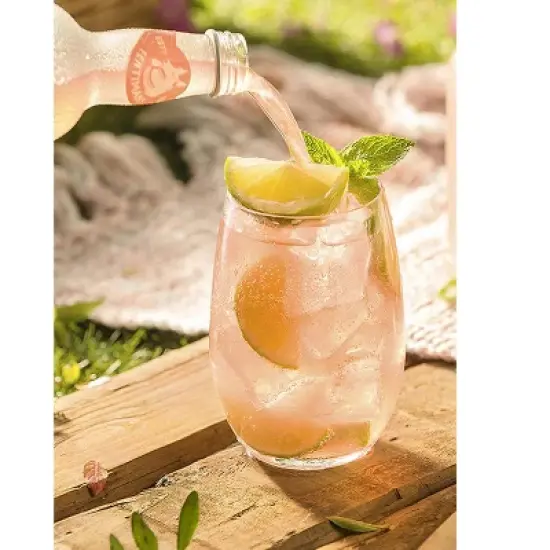 Fentimans Botanically Brewed Pink Ginger Sparkling Soda, 10 Pack, 9.3 fl oz Bottles &ndash; Premium Craft Soda/Mixer for Cocktails & Refreshing Drinks image {2}