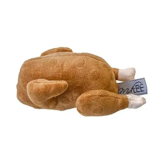 Midlee Roasted Thanksgiving Turkey Plush Dog Toy image {6}