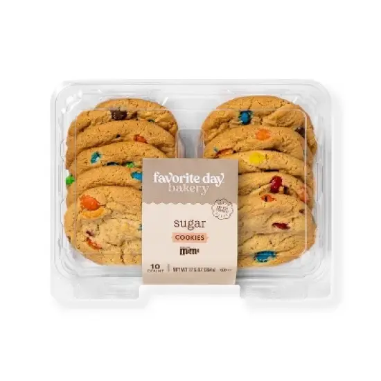 Sugar Cookies with M&Ms - 10ct/12.5oz - Favorite Day&trade; image {3}