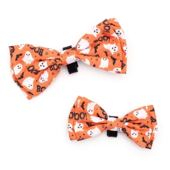 The Worthy Dog Spooky Bow Tie - Adjustable Pet Collar Accessory image {2}