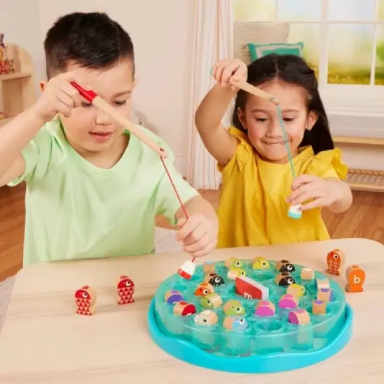 Battat Education Magnetic Alphabet Fishing Set Game image {1}