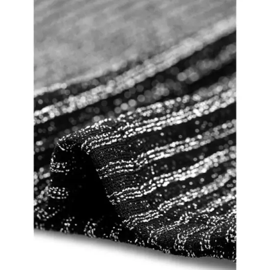 Agnes Orinda Women's Plus Size V Neck Sparkle Silvery Sleeveless Spaghetti Strap Camisole image {4}