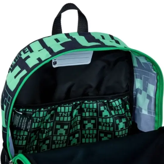 Minecraft Kids' 16" Backpack - Black image {3}