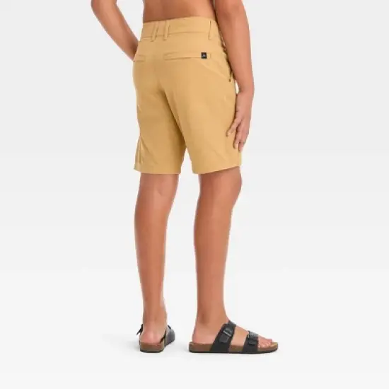 Boys' Solid Swim Shorts - art class&trade; Tan image {2}