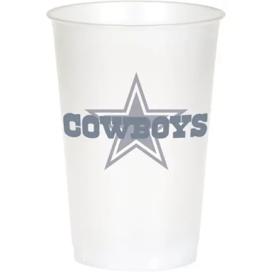 20oz 24ct Dallas Cowboys Football Reusable Cups image {1}