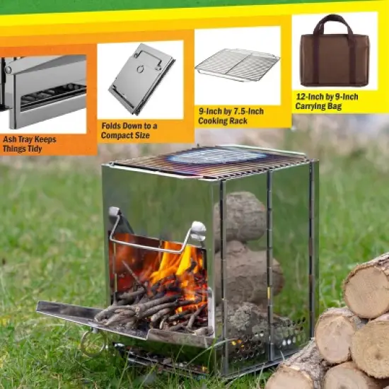 Portable Wood Burning Camp Stove image {4}