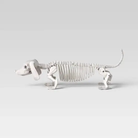 5" Dachshund Skeleton Halloween Decorative Prop - Hyde and EEK! Boutique&trade; image {2}