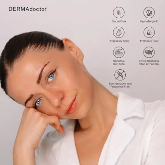 DERMAdoctor Calm Cool + Corrected Tranquility Cream: Moisturizer for Dry, Sensitive, Rosacea-Prone Skin with Squalane & Hyaluronic Acid - 1.7 oz image {8}