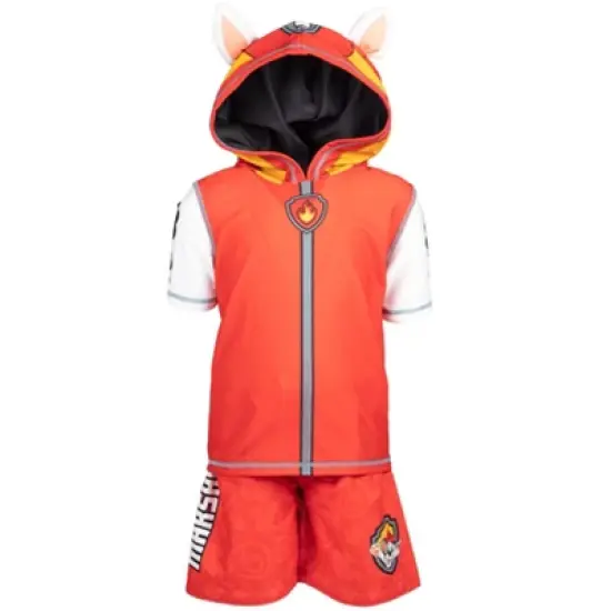 PAW Patrol Marshall Rash Guard and Swim Trunks Outfit Set Toddler image {2}