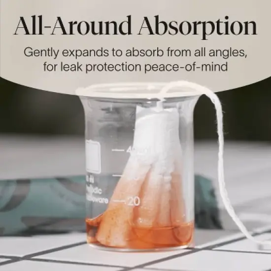 Cora Organic Cotton Tampons - Super Plus Absorbency - 16ct image {3}