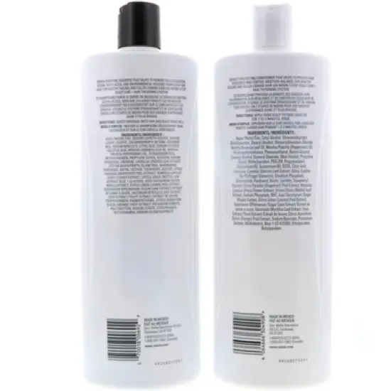 Nioxin System 1 Cleanser & Scalp Therapy Conditioner 33.8 oz Set image {3}