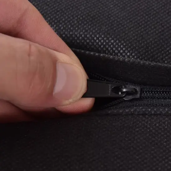 Costway Small Ottoman Footrest PU Leather Footstool Rectangular Seat Stool Red image {5}