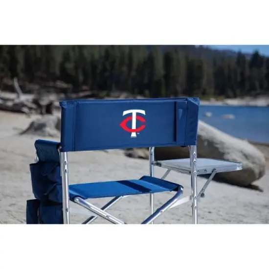 MLB Minnesota Twins Outdoor Sports Chair - Navy Blue image {3}