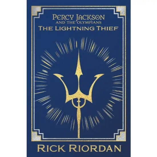Percy Jackson and the Olympians the Lightning Thief Deluxe Collector's Edition - by  Rick Riordan (Hardcover) image {1}