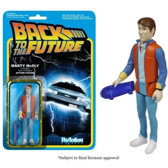 Funko Back To The Future Funko ReAction 3 3/4" Action Figures Set Of 4 image {1}