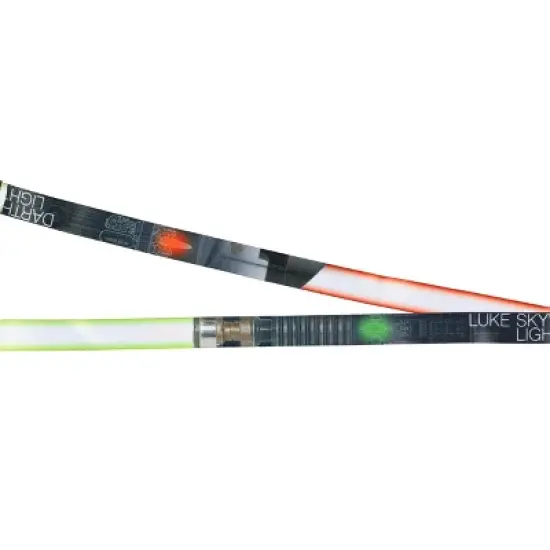 Star Wars Luke Skywalker Lightsaber Reversible ID Badge Holder Lanyard image {2}