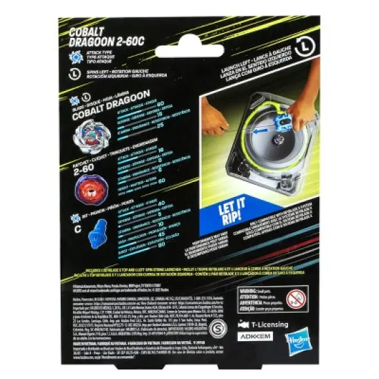 Beyblade X Cobalt Dragoon 2-60C Launcher Set image {4}