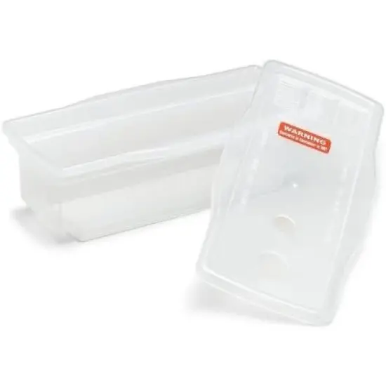 The Original Fasta Pasta Microwave Cooker w Lid & Built-in Strainer- No More Waiting for Water to Boil, Al Dente Pasta Every time- Patented Design image {3}