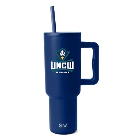 NCAA UNC Wilmington Seahawks Simple Modern Trek Tumbler - 40oz image {3}