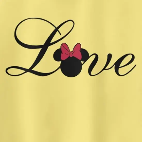 Junior's Mickey & Friends Love Racerback Tank Top image {1}