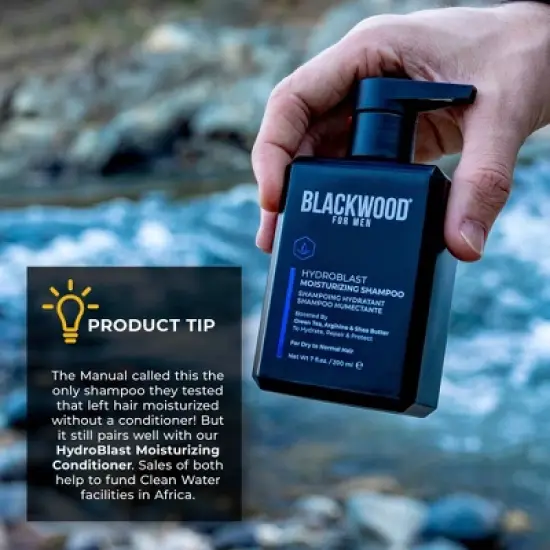 Blackwood for Men HydroBlast Moisturizing Shampoo - 7 fl oz image {4}