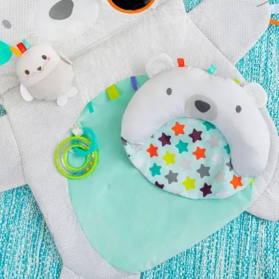 Bright Starts Tummy Time Prop & Play Mat image {7}