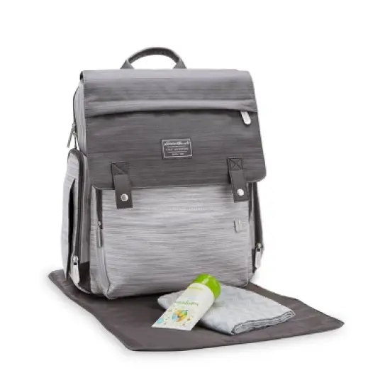 Eddie Bauer Ridgeline Cascade Back Pack Diaper Bag - Gray/Gray Heather image {2}