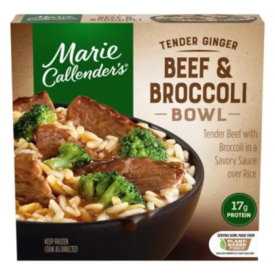 Marie Callender's Frozen Tender Ginger Beef & Broccoli Bowl - 11.8oz image {6}