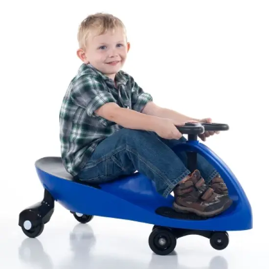 Toy Time Kids' Wiggle Car Ride-On Toy - Blue/Black image {1}