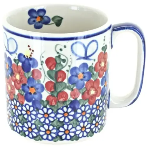 Blue Rose Polish Pottery Vena Mug image {11}
