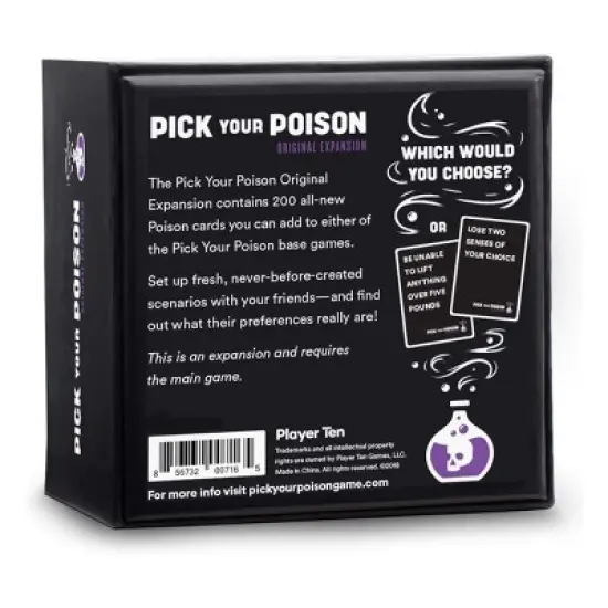 Pick Your Poison Card Game Expansion: The "What Would You Rather Do?" Party Game for All Ages - Family Edition image {1}