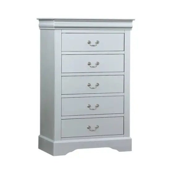 Acme Furniture Louis Philippe Dressers Platinum Finish image {8}