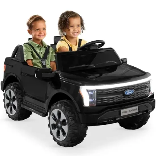 Best Choice Products Kids 24V Ride On Truck Officially Licensed Ford Lightning w/ Remote, LED Lights, 2 Speeds image {9}