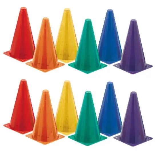 Champion Sports  Hi-Visibility Plastic Cone Sets image {1}
