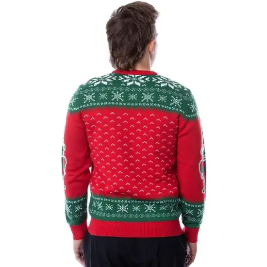 ELF Movie Men's Son of a Nutcracker Ugly Christmas Sweater Knit Pullover image {3}