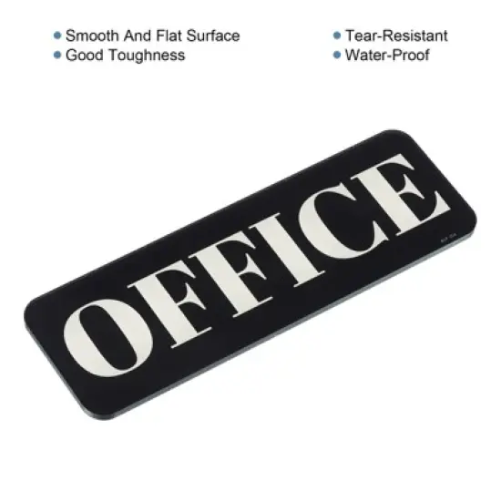 Unique Bargains Acrylic Self-Adhesive Waterproof Decor Business Office Sign image {3}
