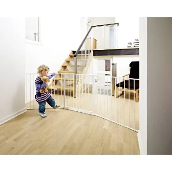 BabyDan Flex Gate - L - White image {4}