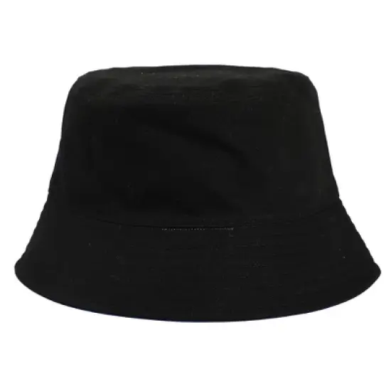 Naruto Anime Reversible Akatsuki & Hidden Leaf Village Symbol Unisex Black Bucket Hat image {3}