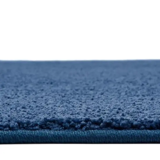 Carpets For Kids KIDply Soft Solids - 6' x 9' Rectangle - Midnight Blue image {2}