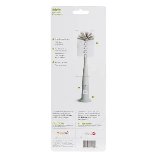 Munchkin Bristle Bottle Brush - Gray image {5}
