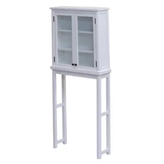 Dorset Over The Toilet Space Saver Storage White - Alaterre Furniture image {3}