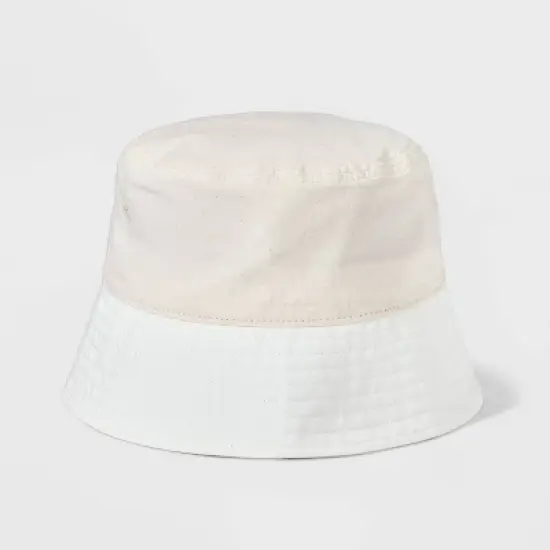 Men's Blocked Bucket Hat - Goodfellow & Co&trade; Beige image {3}