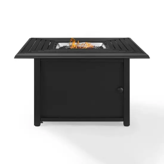 Dante Metal Fire Table - Black - Crosley image {2}