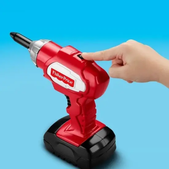 Fisher-Price Drillin' Action Tool Set - Realistic Drillin' Action & Sounds - 11 Piece Set image {2}