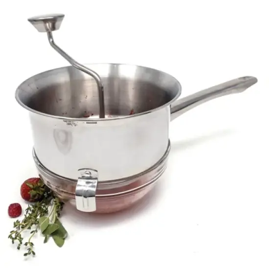 Norpro 2 Quart Multi Purpose Food Mill, Stainless Steel image {3}