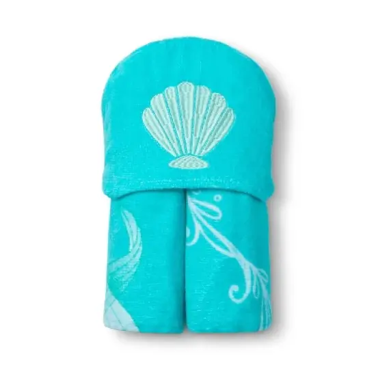 Disney Little Mermaid Hooded Towel image {1}