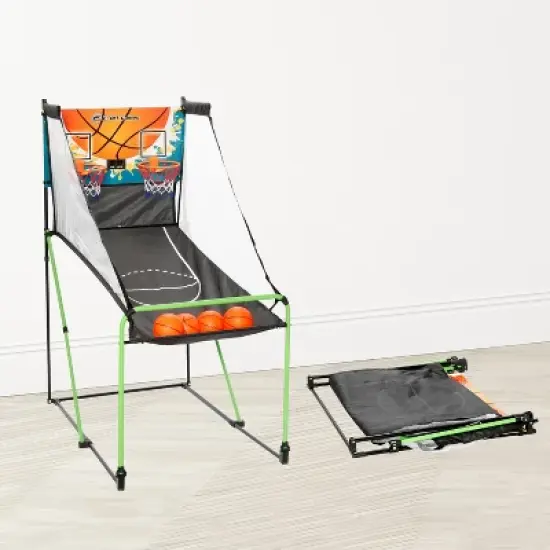 E-Jet Sports Junior Foldable & Portable Basketball Arcade Game image {1}