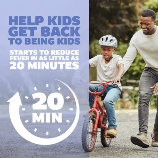 Genexa Kids' Pain & Fever Chewables - Acetaminophen - Grape - 24ct image {3}